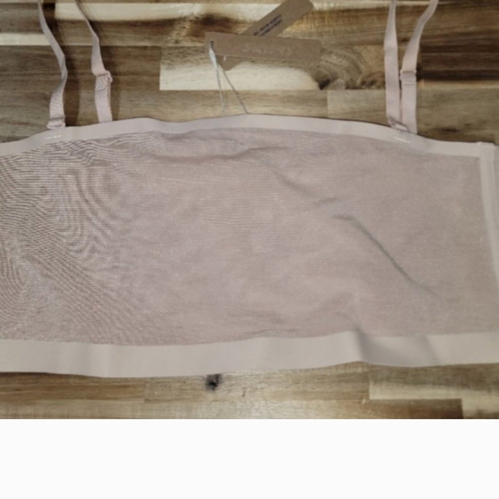 SKIMS Kim Kardashian Women's Power mesh Sheer Sculpt Bandeau Bra New w/ Tags!